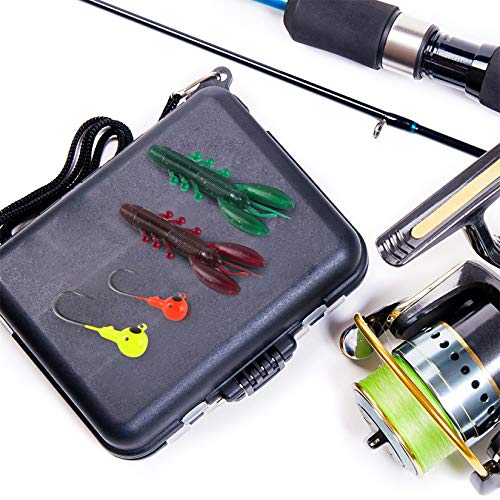 Pure Vie Fishing Topwater Lures Kits Mixed Universal Artificial Soft Baits Tackle Including Crankbaits, Spinnerbaits, Plastic Worms, Frogs, Hooks, Tackle Box - Freshwater Saltwater Fishing Equipment - color: 146 Pieces