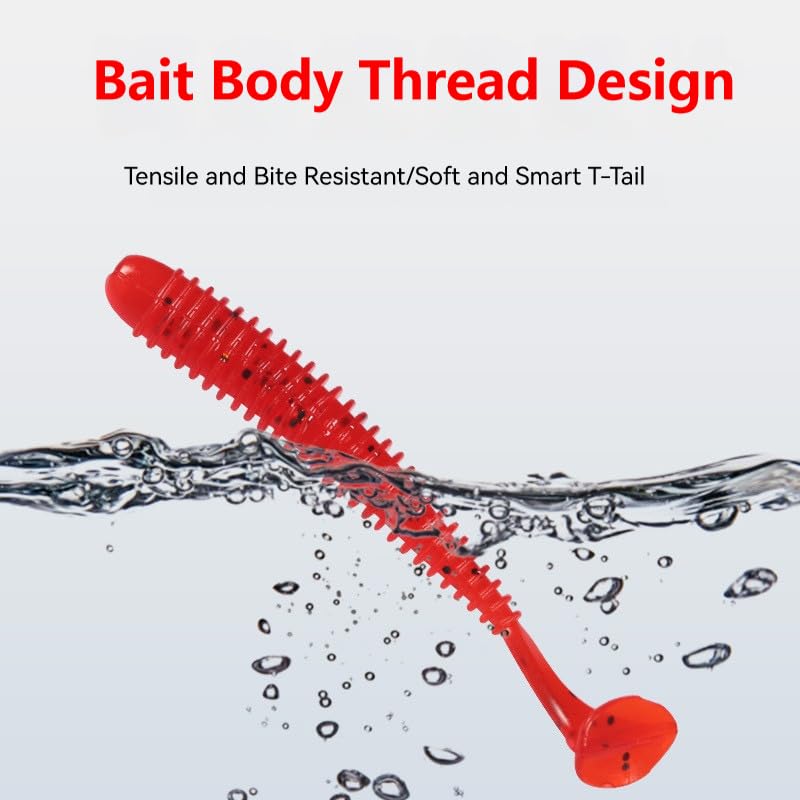 Fishing Lures Tackle Bait Kit Set - Comprehensive Fishing Lures Kit for Trout Bass Salmon - Includes Plastic Shrimp, Worm Bait, Spoon, and Crankbait Jigs