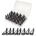 Fishing Rod Tip Repair Kit 40 Pcs Pole Eyelet Replacement Ceramic Guides Rings Mixed Size