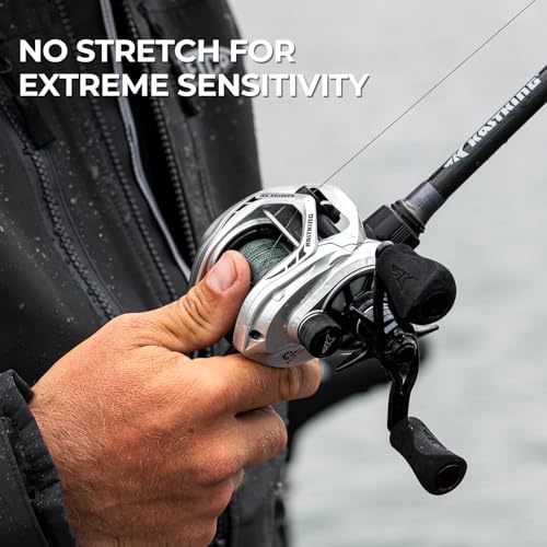 KastKing SuperPower Braided Fishing Line - Abrasion Resistant Braided Lines – Incredible Superline – Zero Stretch – Smaller Diameter – A Must-Have! - color: X4-Camo Aqua, size: 50LB(300 Yds)