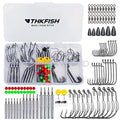 THKFISH Fishing Weights Sinkers Set, 28PCS Fishing Sinker Drop Shot Weights Kit,Drop Shot Rig Wacky Hooks for Saltwater Freshwater Bass Fishing - size: F-123pcs-Tackle Kit