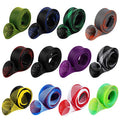12Pcs Rod Sock Fishing Rod Sleeve, Cover Braided Mesh Rod Protector Pole Gloves Fishing Tools. Flat or Pointed End/Spinning or Casting. for Casting Sea Fishing Rod/Spinning