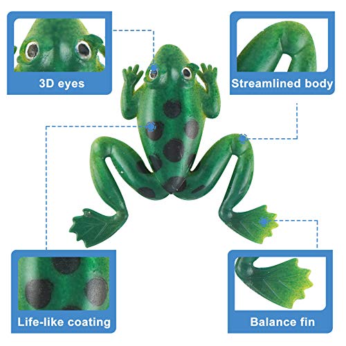 Pure Vie Fishing Topwater Lures Kits Mixed Universal Artificial Soft Baits Tackle Including Crankbaits, Spinnerbaits, Plastic Worms, Frogs, Hooks, Tackle Box - Freshwater Saltwater Fishing Equipment - color: 146 Pieces