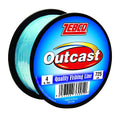 Zebco Outcast Monofilament Fishing Line, Low Memory and Stretch, High Tensile Strength - color: Blue, size: 725-yard/4-pound