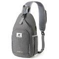 SKYSPER Sling Bag RFID Crossbody Sling Backpack Cross Body Shoulder Bag Travel Hiking Daypack for Women Men(Darkgrey) - color: Darkgrey