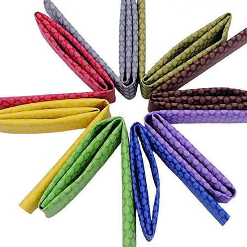 Greatfishing Fish Scale Pattern Heat Shrink Sleeve Wrap Fishing Bulding Handle Cork Rod Grip with Non Slip Waterproof and Insulation 40inch 5 Color 5 Size Choice Durable Repair (Green, Diamter:15mm') - color: Green, size: Diameter: 15 mm; Length: 1000 mm