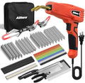 Allturn Plastic Welder 2 in 1 with the M8 Hot Cutting Tip(Red) | 38 PCS Welding Rods, 800 PCS Staples, Patent No. D970324 - color: Red
