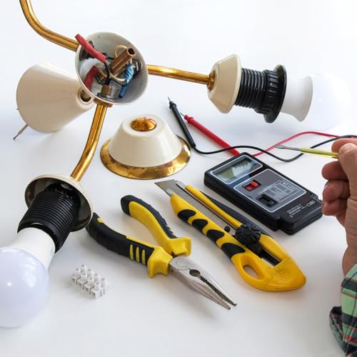 PATIKIL M12 Thread 7.87" Lamp Pipe Kit with Lock Nuts, 3 Set All Thread Rods Fasteners Hardware for Chandelier Ceiling Light DIY, Zinc Plating - size: 7.87"