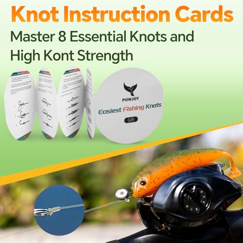 Monofilament Fishing Line with Knot Guide Card, Tangle-Free Snap Ring for No More Mess, Low Memory Smooth Casting Nylon Mono String, 15/20/30/50/80LB, 220-1050 Yards - color: Clear, size: 50LB 330Yards