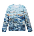 Columbia Super Terminal Tackle Long Sleeve - color: Carbon Deepsea Fade, size: X-Small
