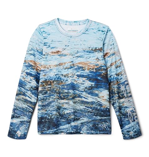 Columbia Super Terminal Tackle Long Sleeve - color: Carbon Deepsea Fade, size: Small
