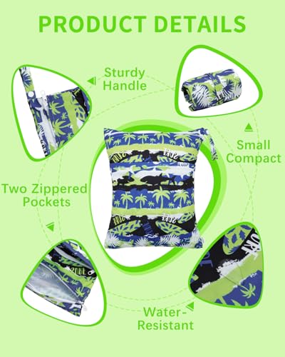babygoal Hawaii Wet Dry Bags 3 Pack, Waterproof Travel Bags for Swimsuits, Beach, Pool, Gym,Food Storage and Wet Clothes,3LN41-B - color: Boy color 41