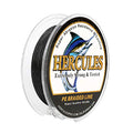 HERCULES Cost-Effective Super Strong 4 Strands Braided Fishing Line 6LB to 100LB Test for Salt-Water, 109/328 / 547/1094 Yards (100M / 300M / 500M / 1000M), Diam# 0.08MM - 0.55MM, Hi-Grade - color: Black, size: 10LB(4.5KG)-0.12MM-109YDS(100M)