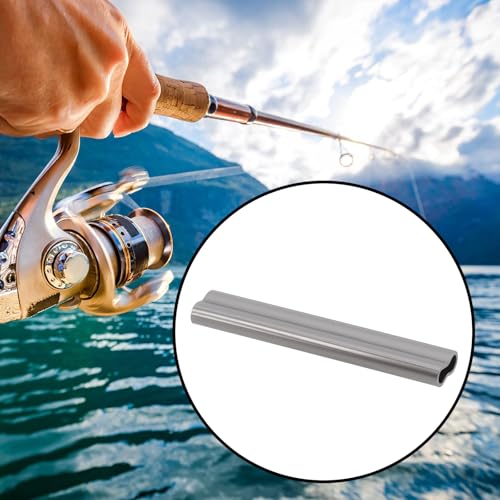 100 Pcs Fishing Line Double Copper Tube Pressure Sleeve Suitable for Making Fishing Group Connections