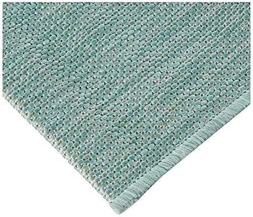 Gertmenian Indoor Outdoor Area Rug, Classic Flatweave, Washable, Stain & UV Resistant Carpet, Deck, Patio, Poolside & Mudroom, 8x10 Ft Large, Exotic Fish, Oasis Green - color: Exotic Fish Oasis Green, size: 7'10" x 10' (Rectangular)