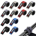Pawfly 12 Pcs Fishing Rod Straps, 6 Colors, Hook and Loop Pole Straps, Stretchy Neoprene Fishing Rods Ties Rod Wraps, Pole Belts for Casting Rods Spinning