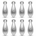 Bank Sinkers Fishing Weights, No-Roll Hexagonal, Surf & Catfish Saltwater - style: 4 Ounce-8pcs