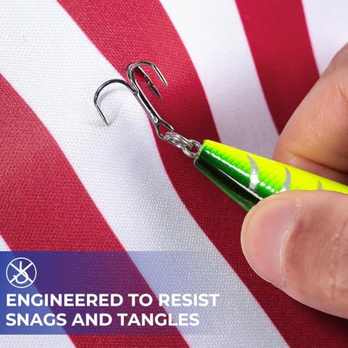 KastKing MeshGuard Rod Socks, Fishing Rod Sleeve, Neoprene Fishing Pole Sleeve, Fishing Rod Covers, Built-in Hanging Loop & Adjustable Lanyard, Fits Casting, Spinning, & Fly Rods - color: Flag 4 Pcs, style: Casting/Trolling