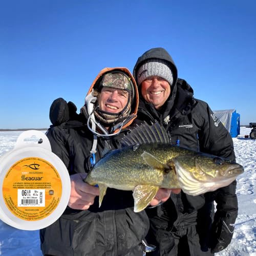 Seaguar IceX 100% Fluorocarbon Fishing Line, Abrasion Resistance, Made for Hard Water - size: 2 lb test (50 yds)