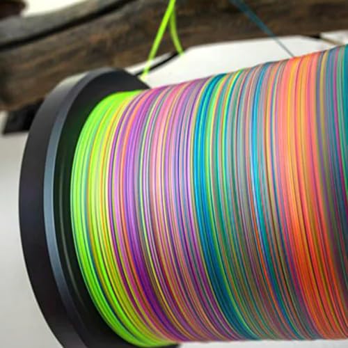 RIO Products Fly Line Backing - Multi Color Gel Spun - Smooth Braid for Fly Reels - 65LB Strength and 30LB Diameter - 100YD, 200YD, 300YD