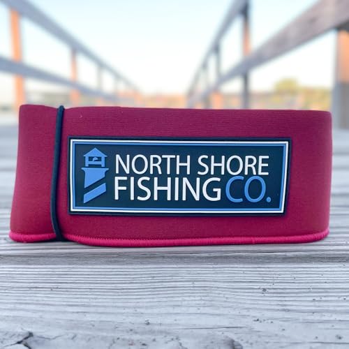Premium Neoprene Fishing Rod Sleeve – Floating, Puncture Resistant, Labeled Protective Sock for Casting, Spinning, Trolling Fishing Rods - color: Red, size: 60", style: Casting/Trolling