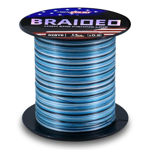 Braided Fishing Line - PE 8 Strand,Fishing Wire,Fish Line Braid 14LB,16LB,22LB,30LB,40LB,50LB Braid Fishing Line -for Fishing in Saltwater and Fresh Water
