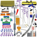 159pcs/Set Auto Body Dent Repair Tools Kit,Big Size Slide Puller&Dent Rods Crowbar,paintless Car Dent Lifter Hail Removal,A Complete Car Dent Repair Tools Set for Professional Car Repair Shop