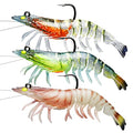 TRUSCEND Duramax Pre-Rigged Fishing Lures with BKK Jig Hooks, Easy Catch 10X Tear-Resistant TPE Soft Swimbaits for Bass Trout Crappie Walleye Redfish Grouper, Fishing Bait for Saltwater and Freshwater - color: A3-4.3"-0.75oz