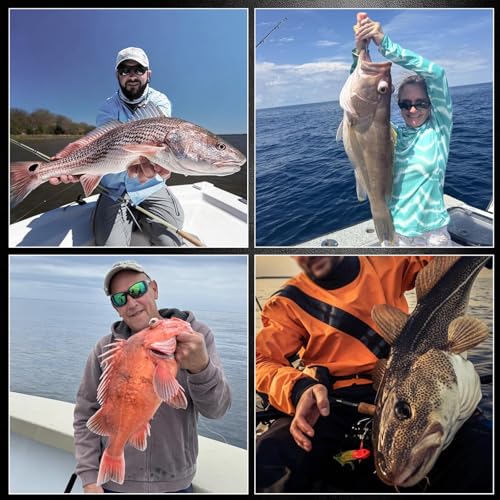 FishTrip 25pcs Circle Hooks Saltwater, in-Line 5X Strong Fishing Hooks for Saltwater & Freshwater, Live Bait Non-Offset Wide Gap Fish Hook for Catfish, Striped, Bass, Salmon, Mackerel, Tuna - size: 6/0_25pcs
