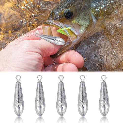 10 Pack Drop Shot Fishing Weights Kit, Drop Shot Weights, Fishing Bottom Sinkers Lead Weight for Bass Fishing Lures or Other Fish - style: 20 G / 0.71 Oz