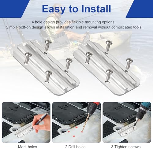 Kayak Track Kayak Rail Accessories Mount - size: 4 In