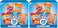 Classic Mix Snack Variety Pack, Bugles Original and Nacho Cheese, Gardetto's Original Recipe, Chex Mix Traditional and Cheddar, 20 Ct, 28 oz, (Pack of 2) - size: 28 Ounce (Pack of 2)