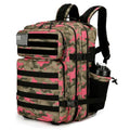 Lovelinks21 25L Tactical Backpack for Men and Women Military Backpack Small Assault Pack Molle Backpack Bug Out Bag Travel Rucksack Daypack (Pink Camo) - color: Pink Camo
