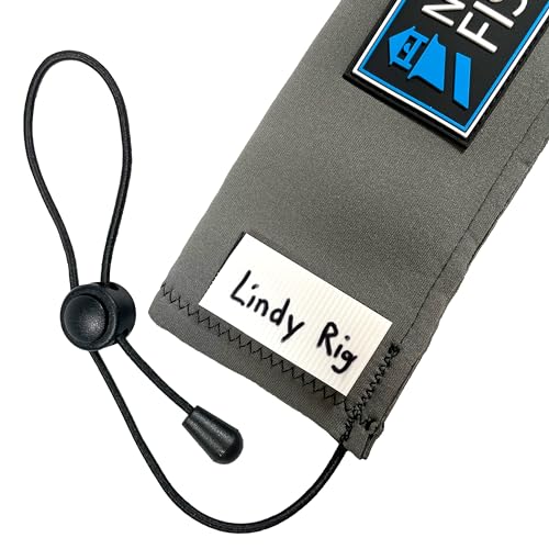 Premium Neoprene Fishing Rod Sleeve – Floating, Puncture Resistant, Labeled Protective Sock for Casting, Spinning, Trolling Fishing Rods - color: Grey, size: 68", style: Casting/Trolling