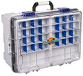Flambeau Outdoors 4000WPBC Tackle Box - HD Waterproof Tackle Satchel System, 2 Removable Waterproof Tuff Tainers, Floating Satchel, Fishing Tackle & Gear Storage, Zerust Anti-Rust Dividers, Gray/Clear - size: 4000 Series, style: With Base Cage