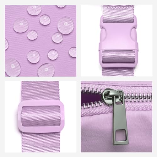 Gitus Belt Bag for Women Fanny Pack Crossbody Bags Fashion Waist Packs with Adjustable Strap Gifts for Women Men (Lavender) - color: Lavender, style: Mini Belt Bag