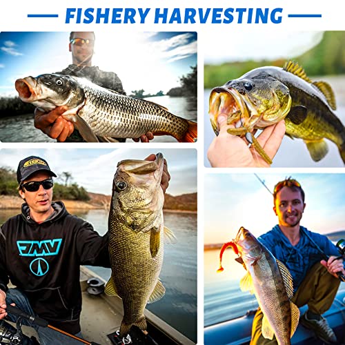 PLUSINNO 353/404 PCS Fishing Lures, Upgrade Fishing Tackle Box with Tackle Included, Crankbaits, Hooks, Weights, Other Accessories, Fishing Lure Bait Gear Equipment Kit Gift for Men Freshwater Bass - color: 353 Pcs Fishing Tackle Kit