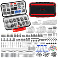 MadBite by KastKing 182/265/400pcs Compact Fishing Tackle Kit - All-in-One Freshwater Hooks, Weights, Bobbers in Tackle Box, Fishing Gear Set for Bass Trout Panfish - style: 400pcs Terminal Tackle Kit