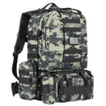 CVLIFE Tactical Backpack Military Army Rucksack for Men Women 60L Large Survival 3 Day Bug Out Pack Detachable Molle Bag (Shadowstand) - color: Shadowstand