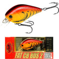 LUCKY CRAFT Fat CB BDS2 Fishing Lure, 2.5" Floating Squarebill Crankbait, 2–3 ft Depth, Freshwater Trout and Bass Lures, Bass Fishing Gear and Tournament Hard Bait - color: 181 Delta Craw