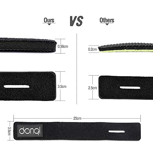 DONQL Fishing Pole Straps Belt Fishing Rod Ties Stretchy Rod Straps Fishing Rod Belt Holders for Casting Rods (3Colors,6Pcs) - color: Red-6pcs