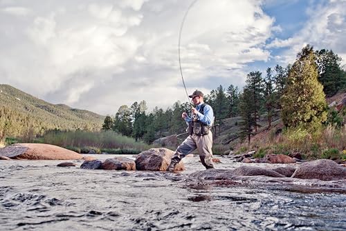 Allen Company Cottonwood Fly Fishing Rod & Gear Bag Case, Hold up to 4 Fishing Rods, Heavy-Duty Honeycomb Frame - Gray/Lime or Olive Green - color: Gray/Lime