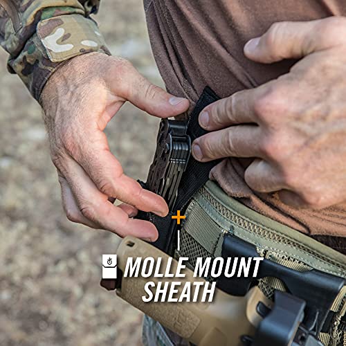 Gerber Gear Truss Multitool, Gifts for Men, 17-in-1 EDC Needle Nose Pliers, includes Pocket Knife, Screwdriver, and Bottle Opener Accessories, Fishing and Camping Gear, Black - style: Black Molle Sheath