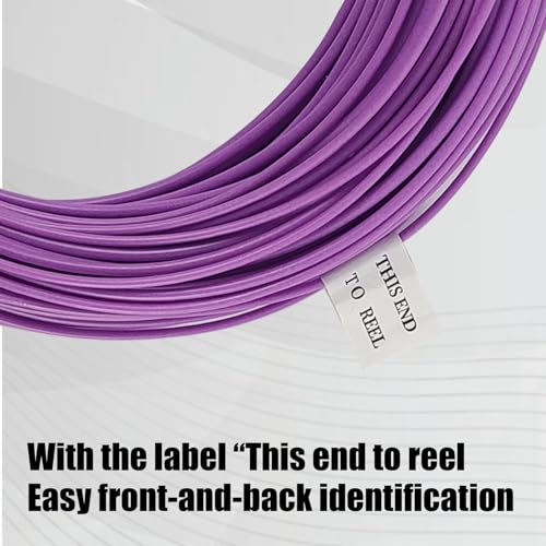 Aventik ProWeight WF Floating Fly Fishing Line Welded Loops Weight Forward Freshwater Trout Fly Line Kit WF 3 4 5 6 7 8 Low Stretch Slick Coating Accurate Casting - color: Purple, size: 6F