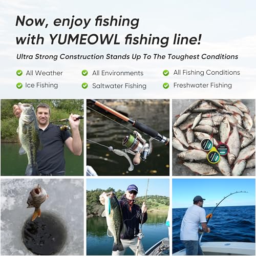 Thinner Braided Fishing Line, Ultra-Strong Abrasion Resistant Zero Stretch Braided Line, 4&8 Strand - color: Moss Green, size: X4-50lb-328yds-0.37mm