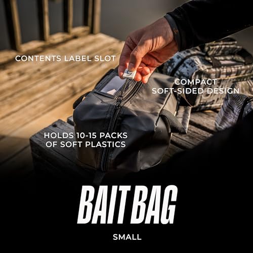 6th Sense Fishing Small Bait Bag - Durable Soft-Sided Storage for Bass, Salt Water, and Crappie Fishing (Inshore - Coral) - color: Inshore - Coral