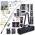 Goture Dual-Length Telescopic Fishing Poles & Reel Combo - size: 7-8FT