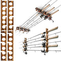 Ghosthorn Holds Up to 12 Rods Fishing Pole Rod Racks Wall or Ceiling Mounted Fishing Pole Rod Holders for Garage Storage Organizer Fishing Gear Equipment for Men Women - style: simple 2 sets hold up 12 rods