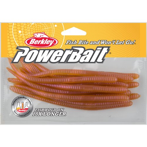 Berkley PowerBait Power Nightcrawler Natural, 6" (13 Count) - size: 6" (13 Count)