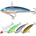 TRUSCEND Vibespinner Easy Catch Fishing Lures with BKK Hooks, Tail Spinner Baits with 4 Actions, Vibrating Swimming Flashing & Jigging for More Bites, Spoon Lures for Bass Trout Crappie Walleye Pike - color: C4-0.4oz-2.4"
